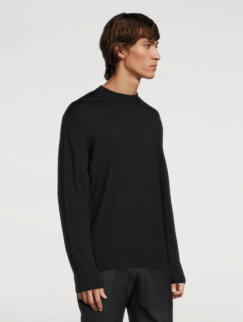 Wool Cashmere And Silk Sweater