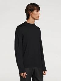 Wool Cashmere And Silk Sweater