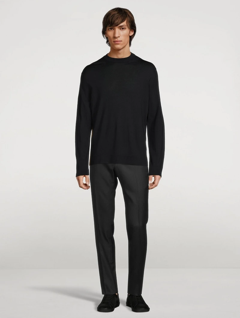 Wool Cashmere And Silk Sweater