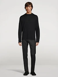 Wool Cashmere And Silk Sweater