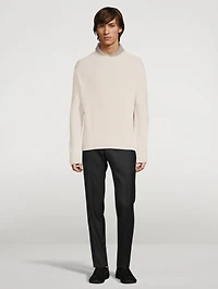 Cashmere Shawl-Neck Sweater