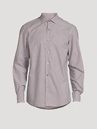 Cotton Shirt Check Print