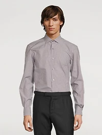 Cotton Shirt Check Print