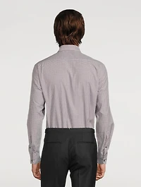 Cotton Shirt Check Print