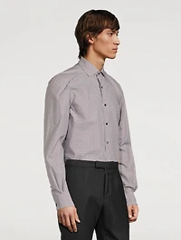 Cotton Shirt Check Print