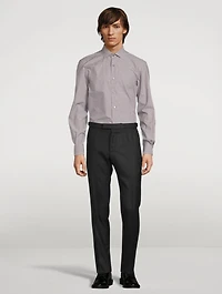 Cotton Shirt Check Print