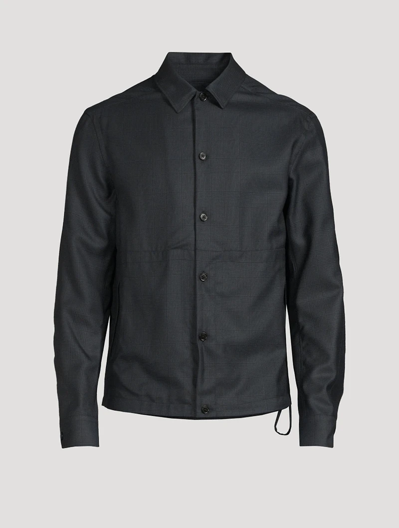 Wool And Silk Overshirt
