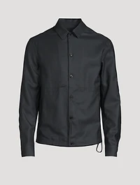 Wool And Silk Overshirt