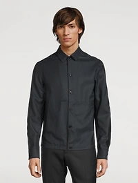 Wool And Silk Overshirt