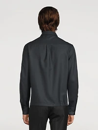 Wool And Silk Overshirt