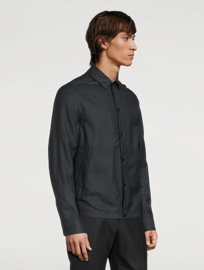 Wool And Silk Overshirt