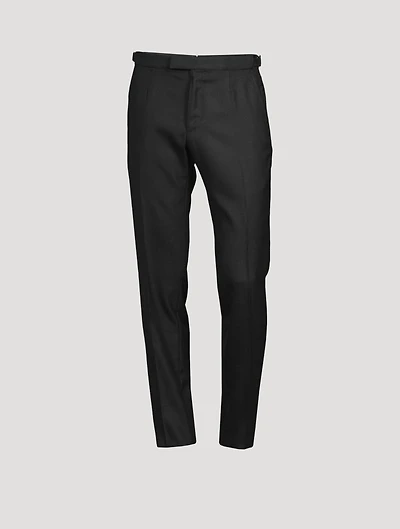 Wool And Silk Pants