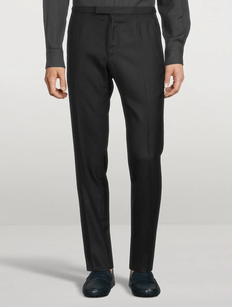 Wool And Silk Pants