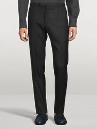 Wool And Silk Pants