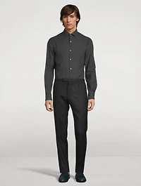 Wool And Silk Pants