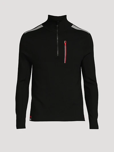 Troyer Wool Half-Zip Sweater