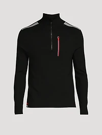 Troyer Wool Half-Zip Sweater