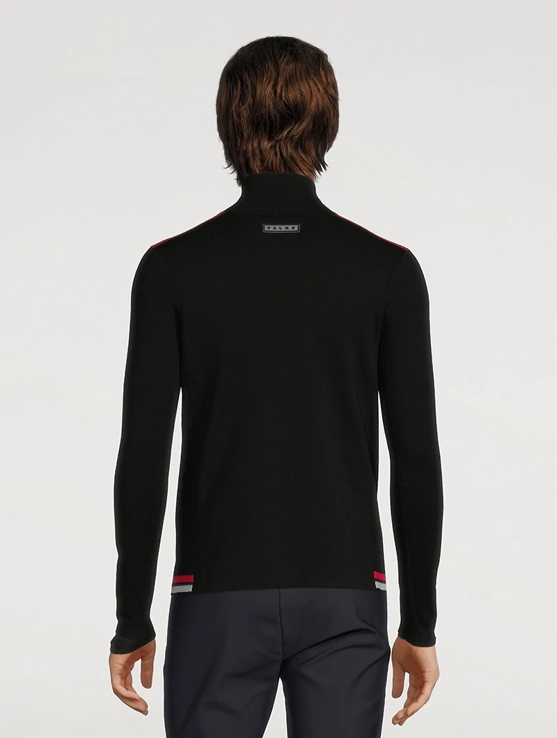 Troyer Wool Half-Zip Sweater
