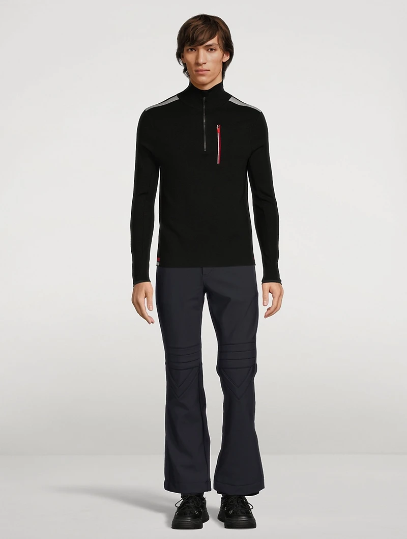 Troyer Wool Half-Zip Sweater