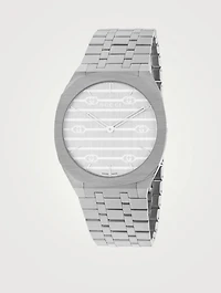 25H Stainless Steel Five-Links Bracelet Watch