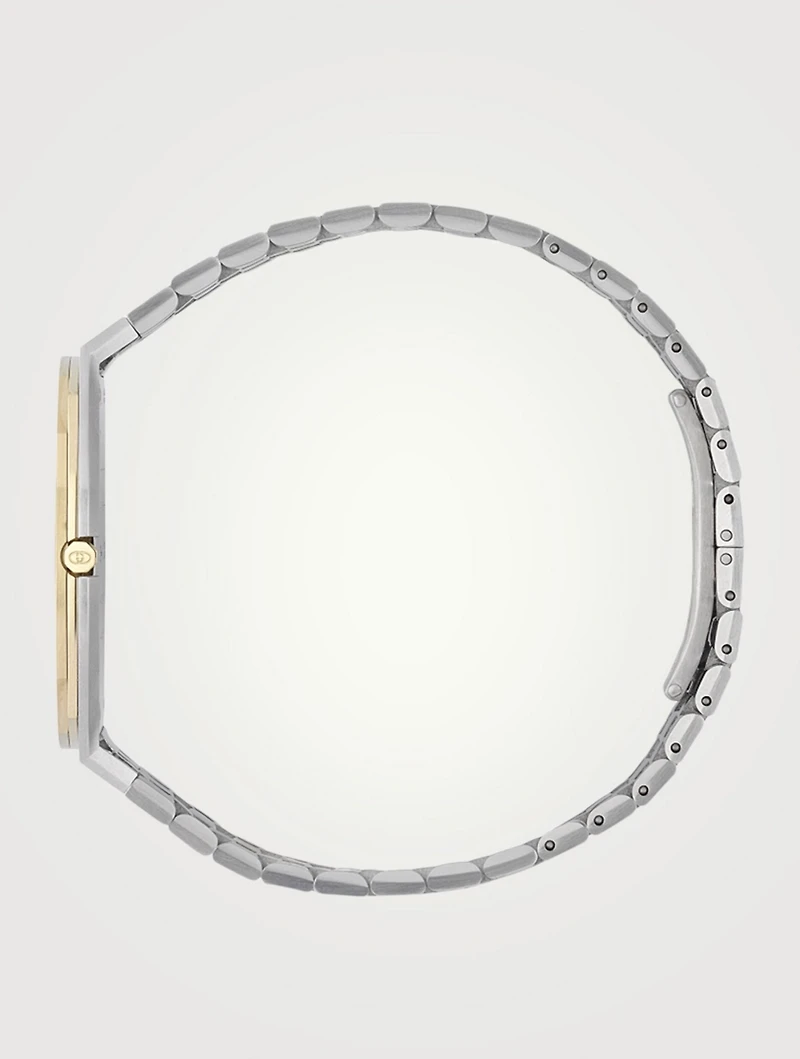GUCCI 25H Two-Tone Stainless Steel Bracelet Watch
