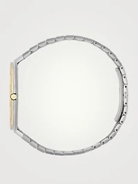 GUCCI 25H Two-Tone Stainless Steel Bracelet Watch