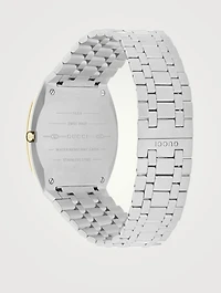GUCCI 25H Two-Tone Stainless Steel Bracelet Watch