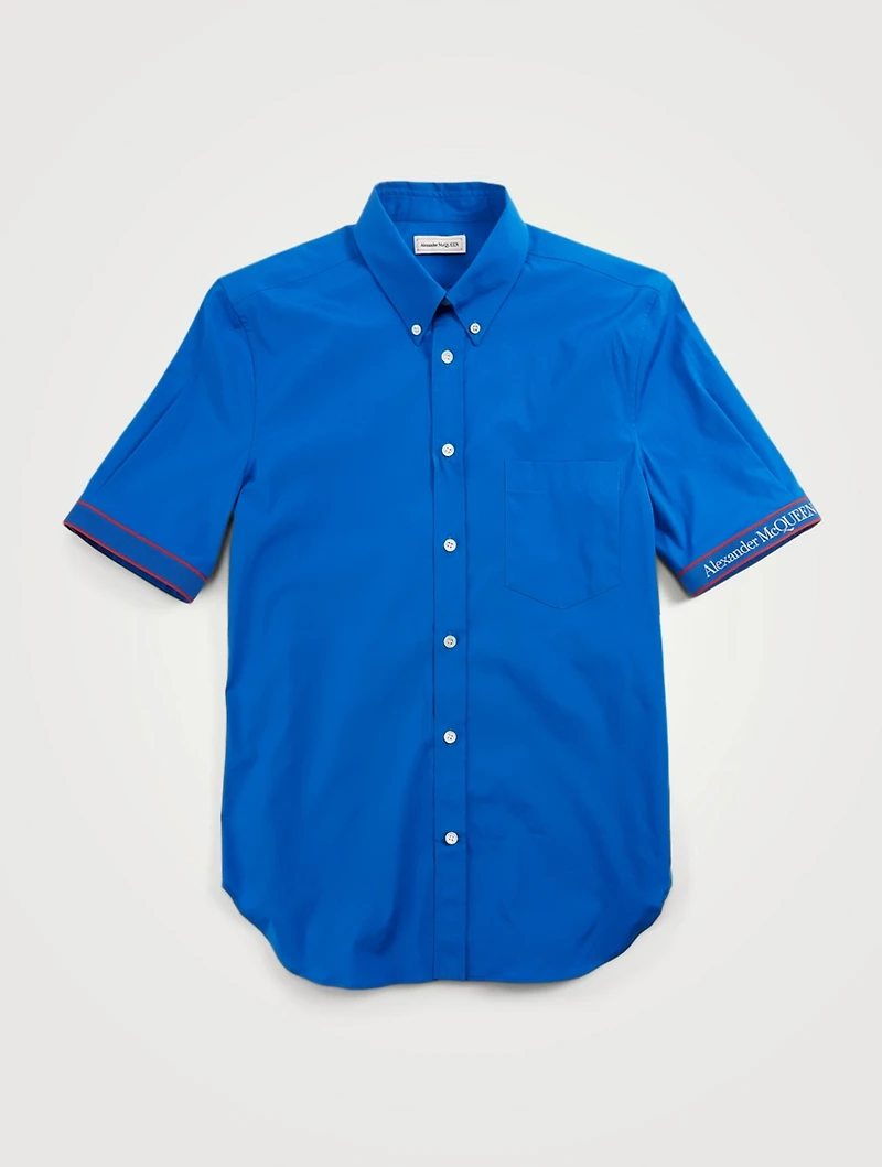 Brad Pitt Logo Tape Shirt