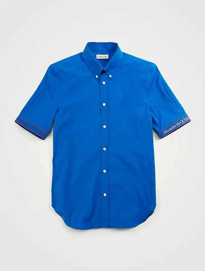 Brad Pitt Logo Tape Shirt