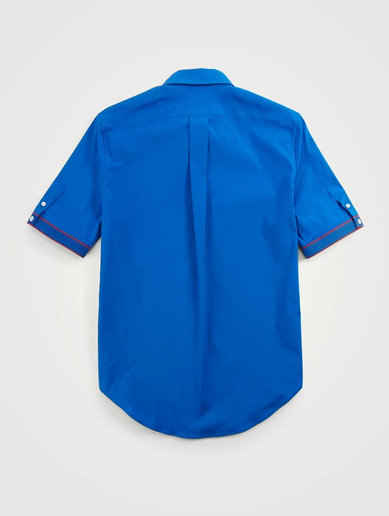 Brad Pitt Logo Tape Shirt