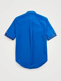Brad Pitt Logo Tape Shirt