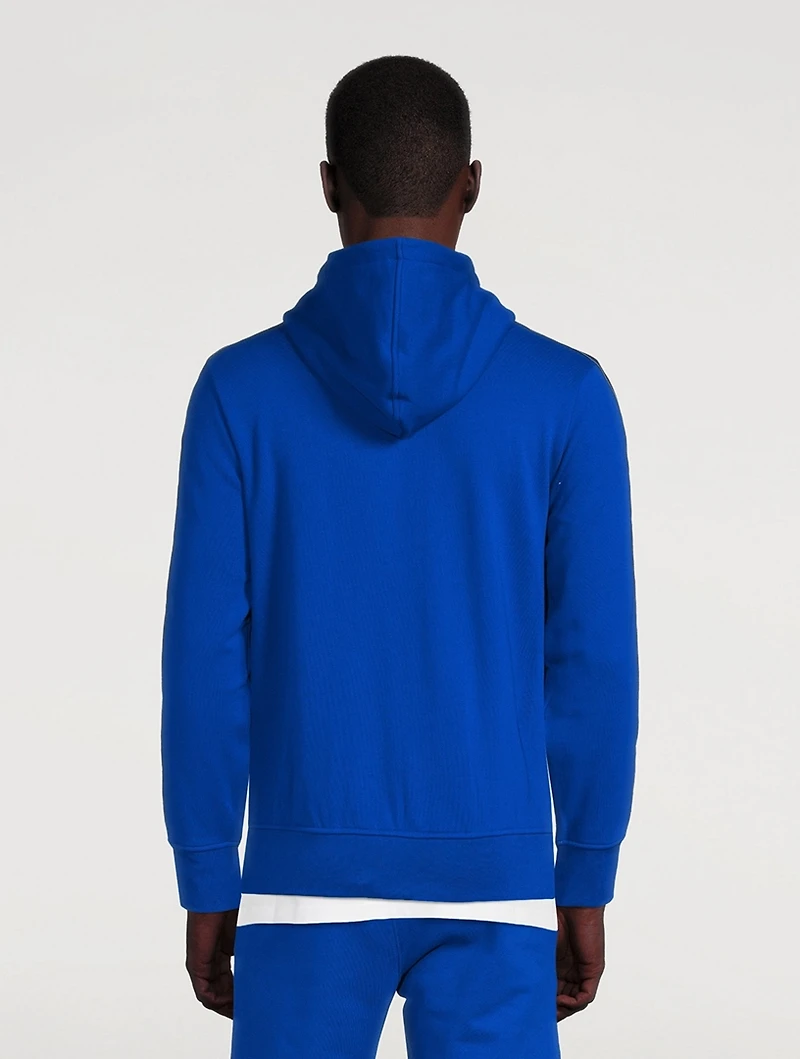 Selvedge Logo Tape Zip Hoodie