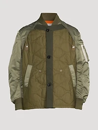 Nylon Twill Blouson Jacket