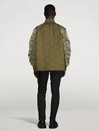 Nylon Twill Blouson Jacket