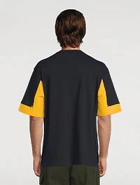 Cotton T-Shirt With Zipper