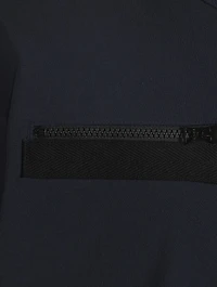 Cotton T-Shirt With Zipper
