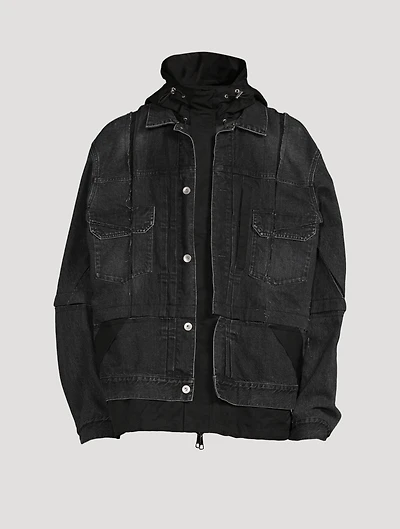 Denim Blouson Jacket