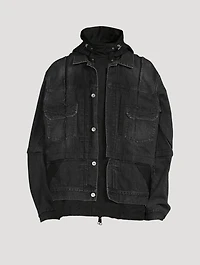 Denim Blouson Jacket
