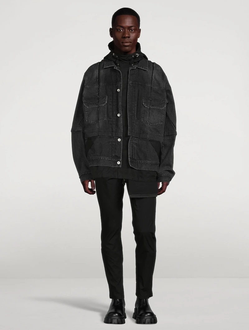 Denim Blouson Jacket