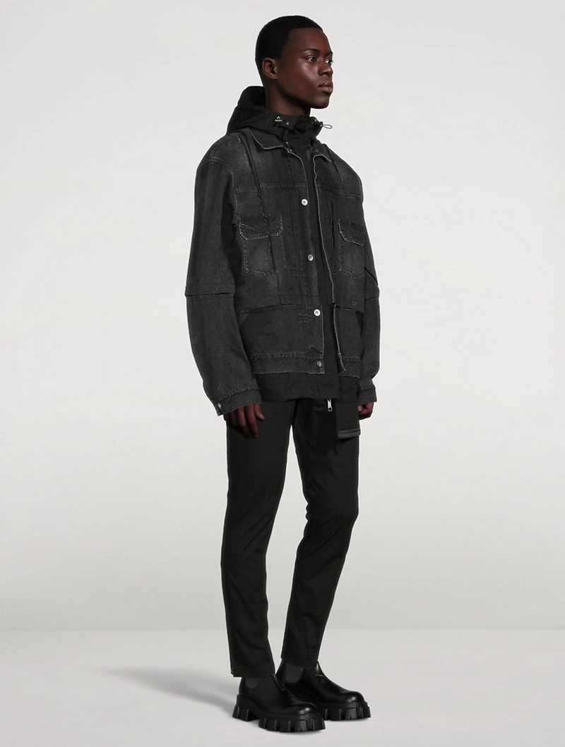 Denim Blouson Jacket
