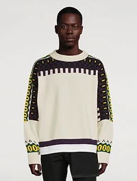 Wool Knit Pullover Sweater