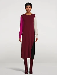 Colourblock Sweater Dress