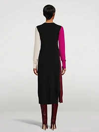 Colourblock Sweater Dress