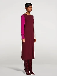 Colourblock Sweater Dress