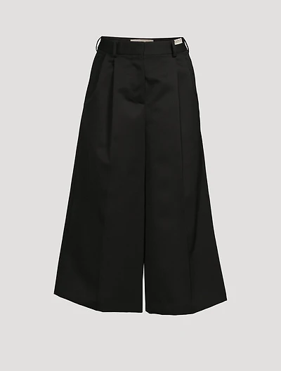 Virgin Wool Palazzo Trousers