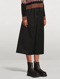 Virgin Wool Palazzo Trousers