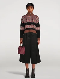 Virgin Wool Palazzo Trousers