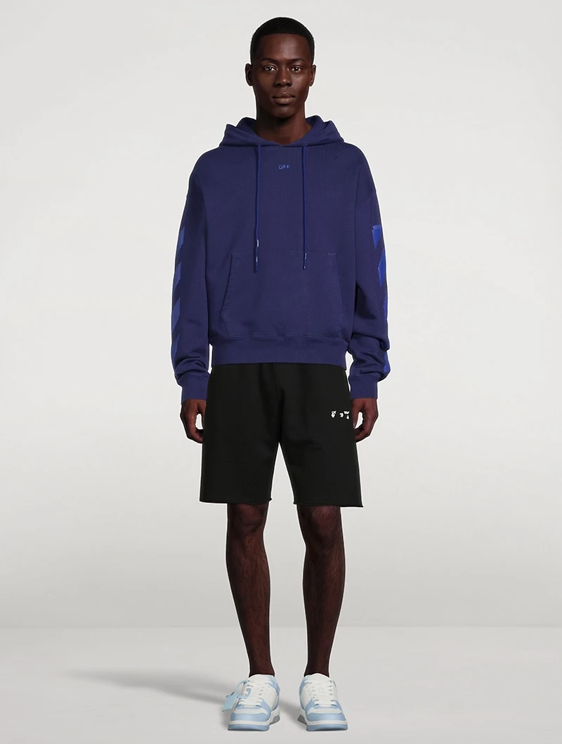 Rubber Arrows Cotton Hoodie