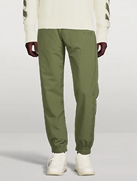 Nylon Pants With Embroidery