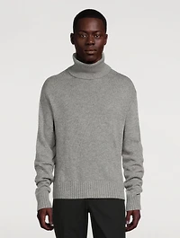 Wool And Cashmere Turtleneck Sweater